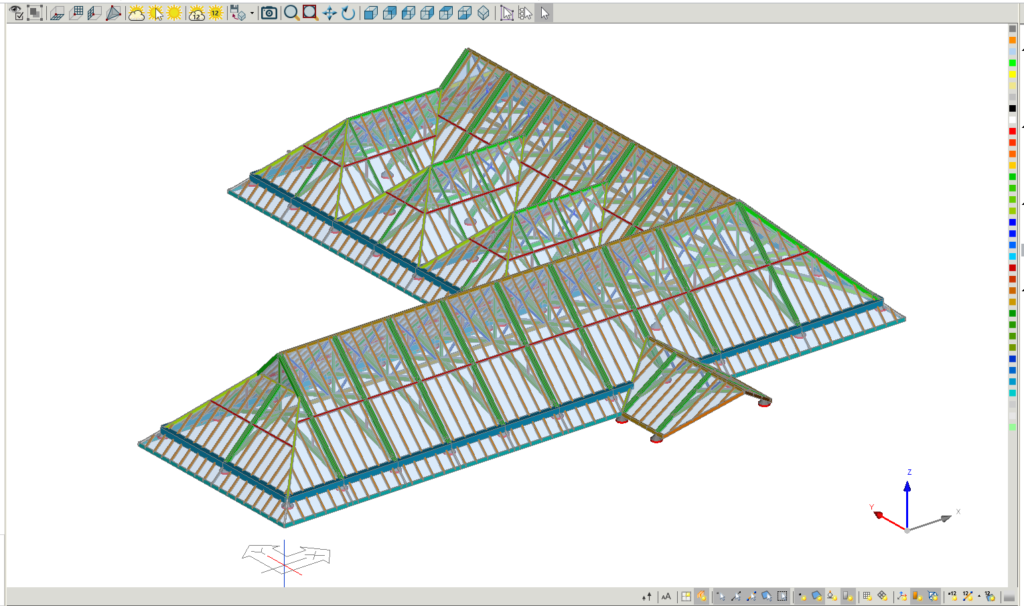 Modèle 3D de calcul